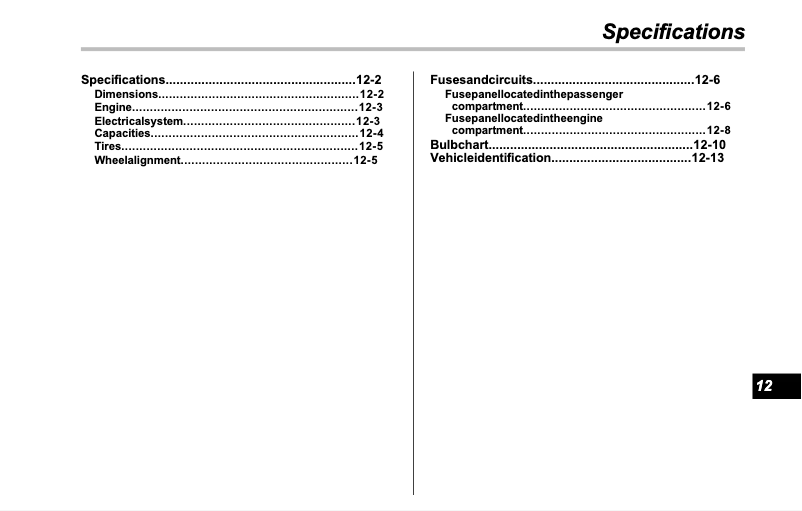 Página nº 1 - Ficha técnica Subaru Legacy (2010)