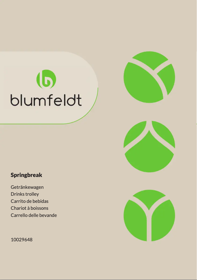 Página nº 1 - Manual de usuario Blumfeldt Springbreak