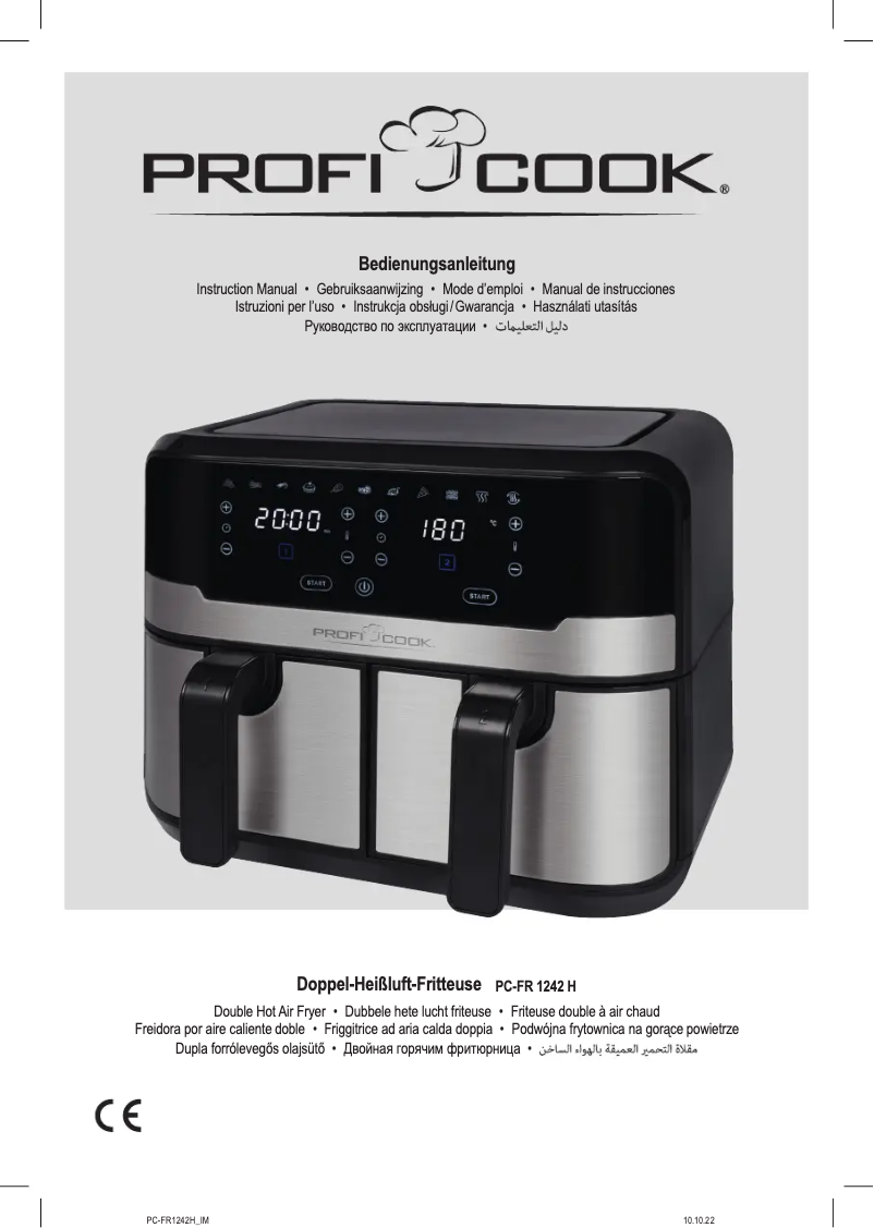 Imagen de la primera página del manual del dispositivo PC-FR 1242 H