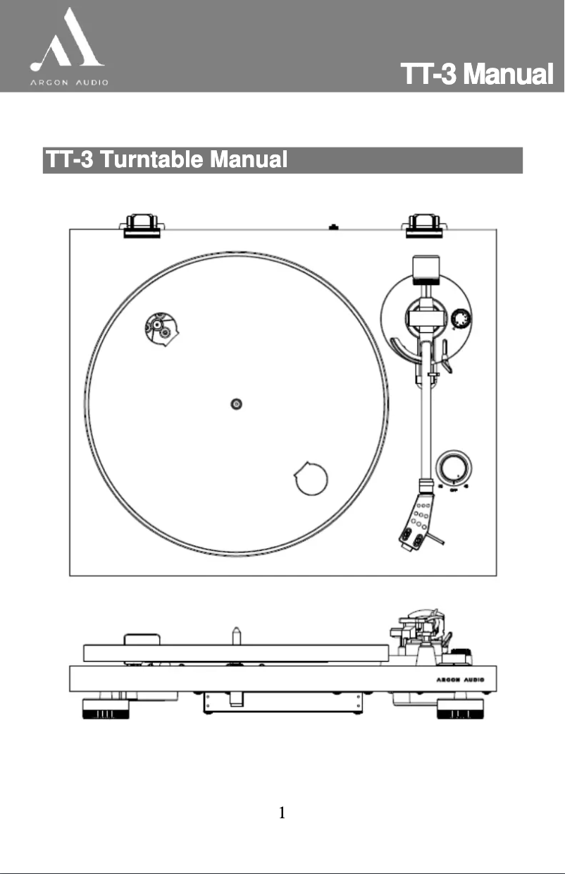 Imagen de la primera página del manual del dispositivo TT-3