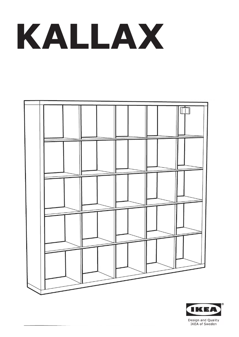 Imagen de la primera página del manual del dispositivo KALLAX