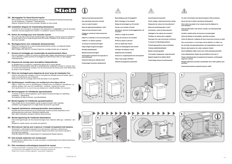 Página 1 del manual Manual de usuario Miele G 4420