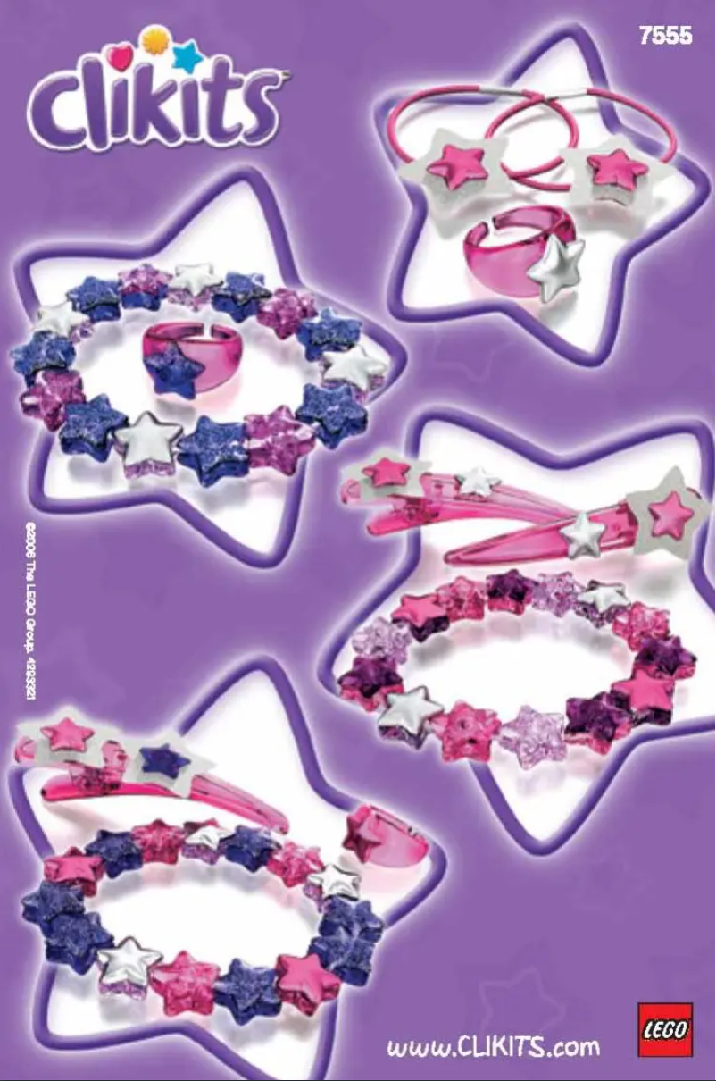 Imagen de la primera página del manual del dispositivo Glitter & Sparkle Beauty Kit