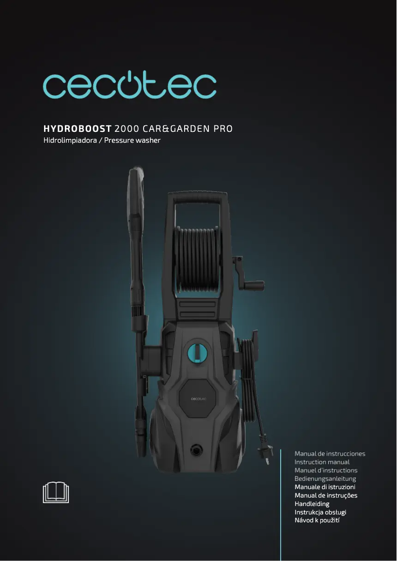 Imagen de la primera página del manual del dispositivo HydroBoost 2000 Car&Garden Pro