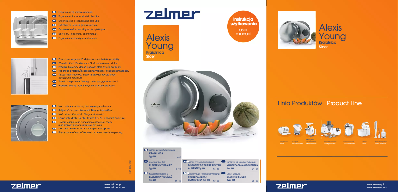 Imagen de la primera página del manual del dispositivo Alexis Young 294.5 SLNP