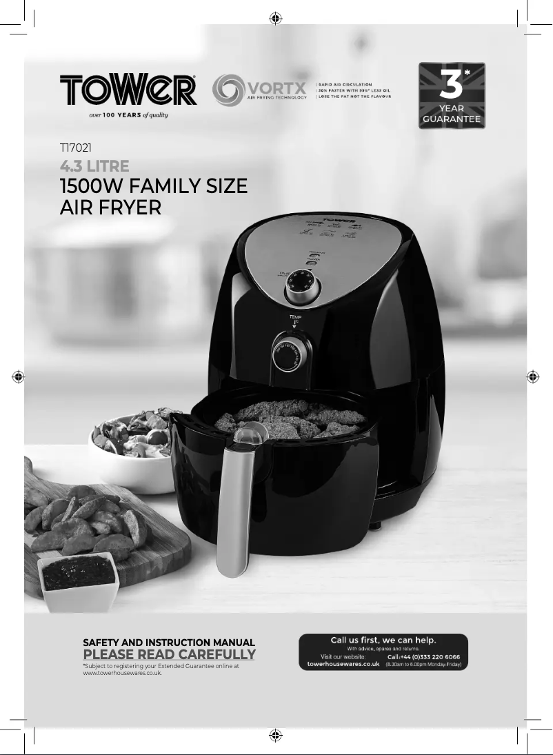 Imagen de la primera página del manual del dispositivo Vortx T17021