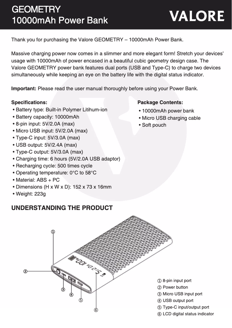 Imagen de la primera página del manual del dispositivo PB24
