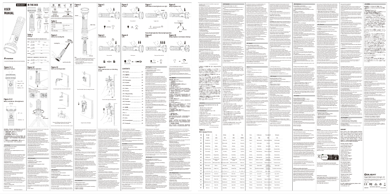 Página nº 1 - Manual de usuario Olight Prowess