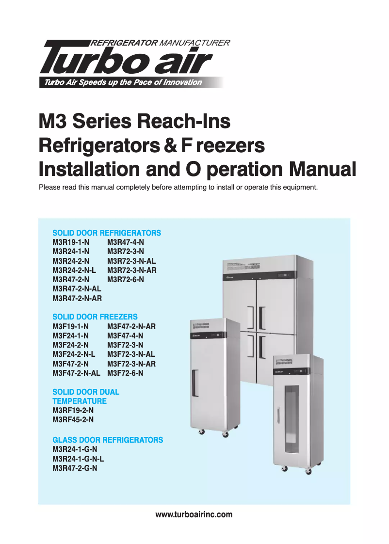 Imagen de la primera página del manual del dispositivo M3F72-3