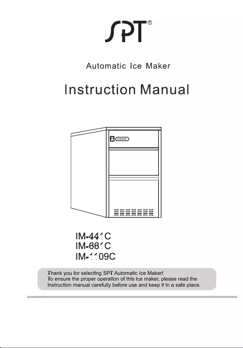 Página 1 del manual Manual de usuario SPT IM-441C