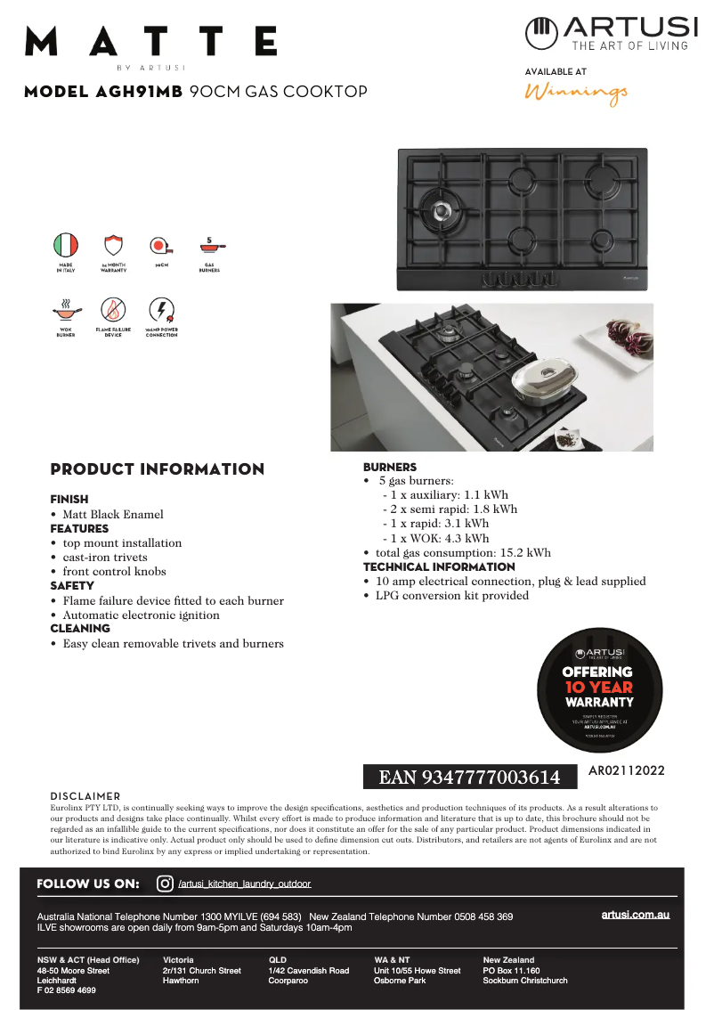 Imagen de la primera página del manual del dispositivo AGH91MB