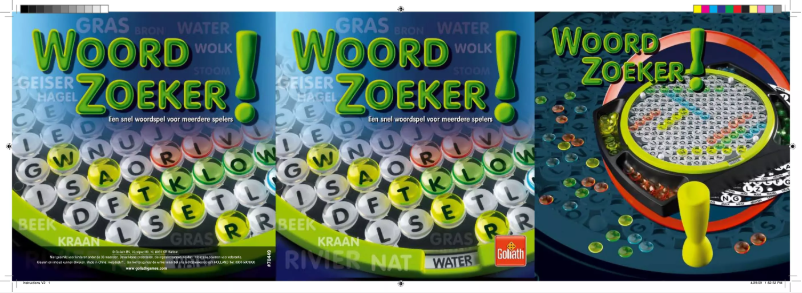 Imagen de la primera página del manual del dispositivo Woordzoeker