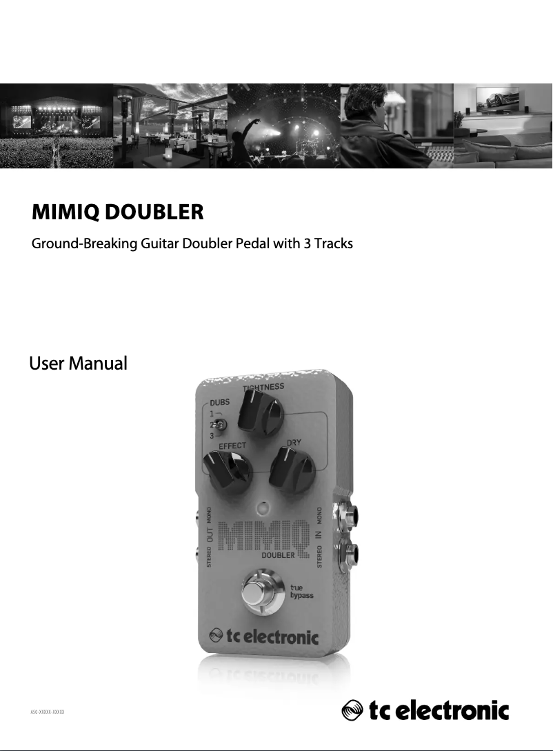 Imagen de la primera página del manual del dispositivo Mimiq Mini Doubler