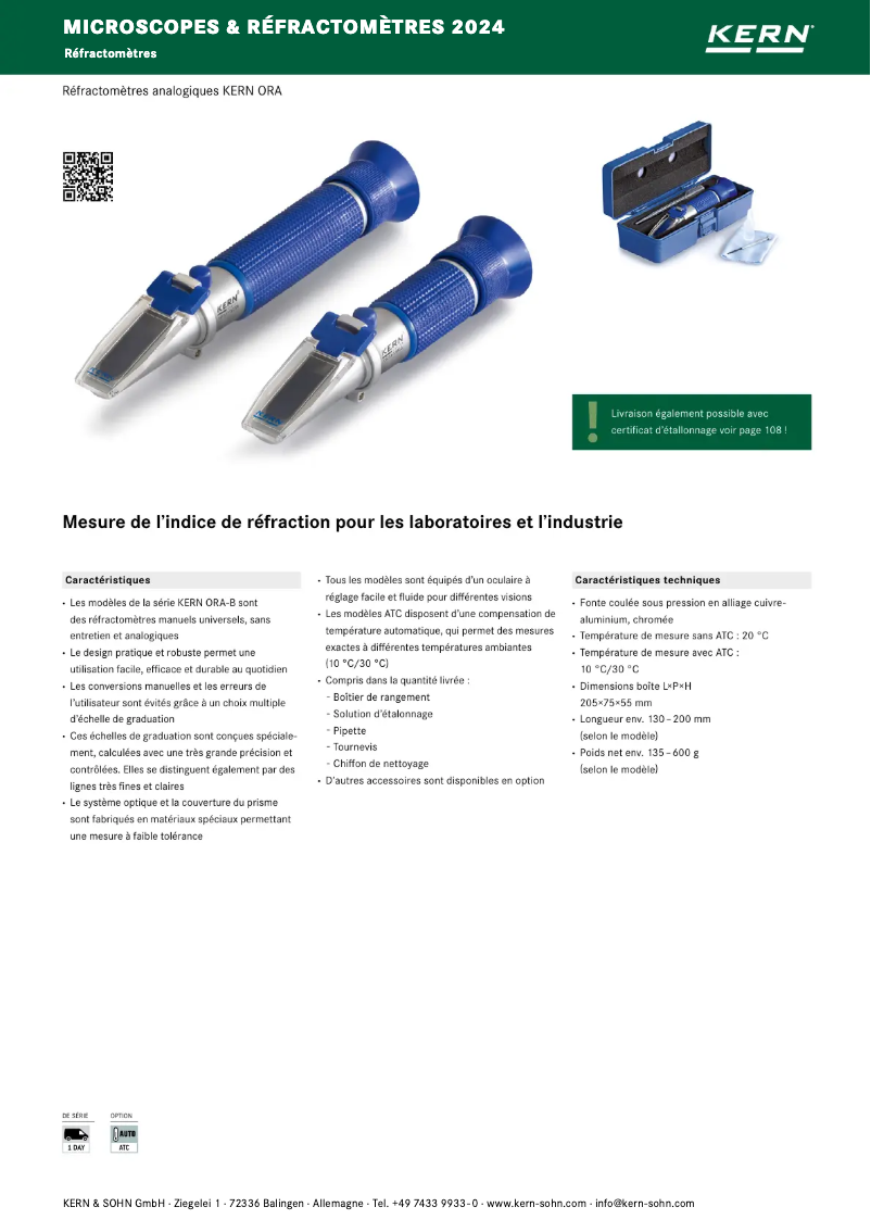 Imagen de la primera página del manual del dispositivo ORA 1WB