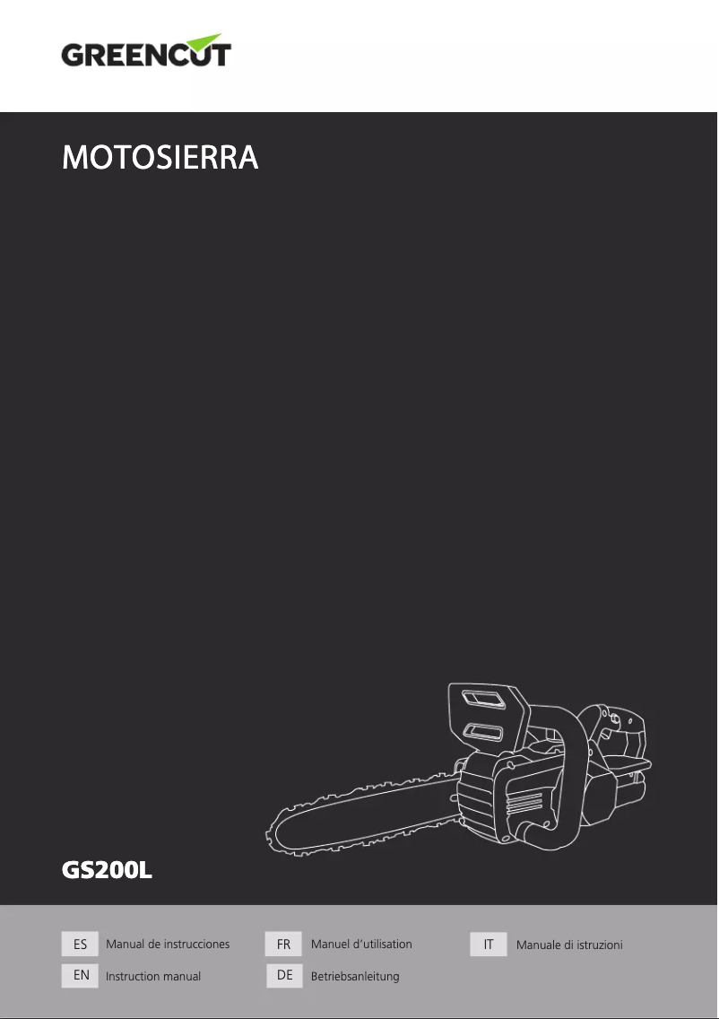 Página nº 1 - Manual de usuario Greencut GS200L