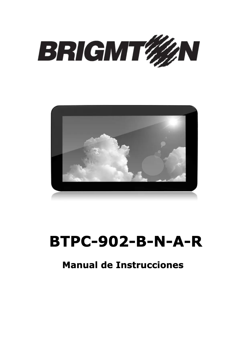 Página 1 del manual Manual de usuario Brigmton BTPC-902-R