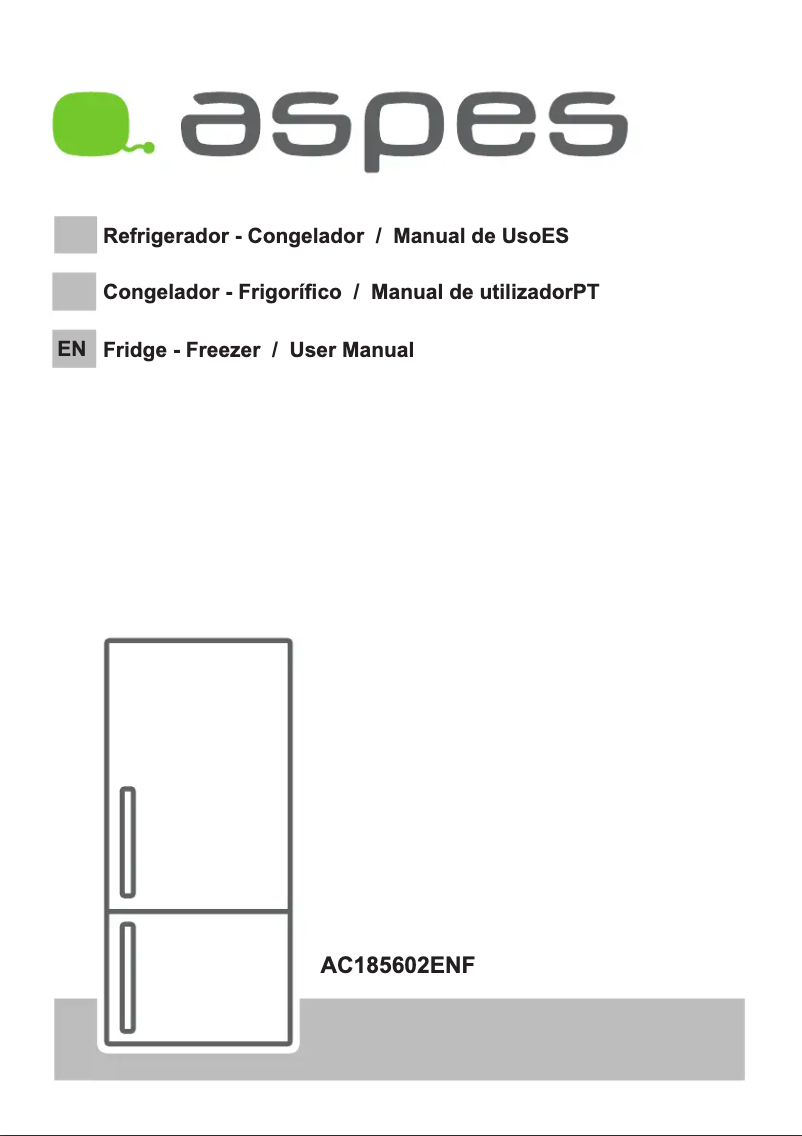 Página 1 del manual Manual de usuario Aspes AC185602ENF