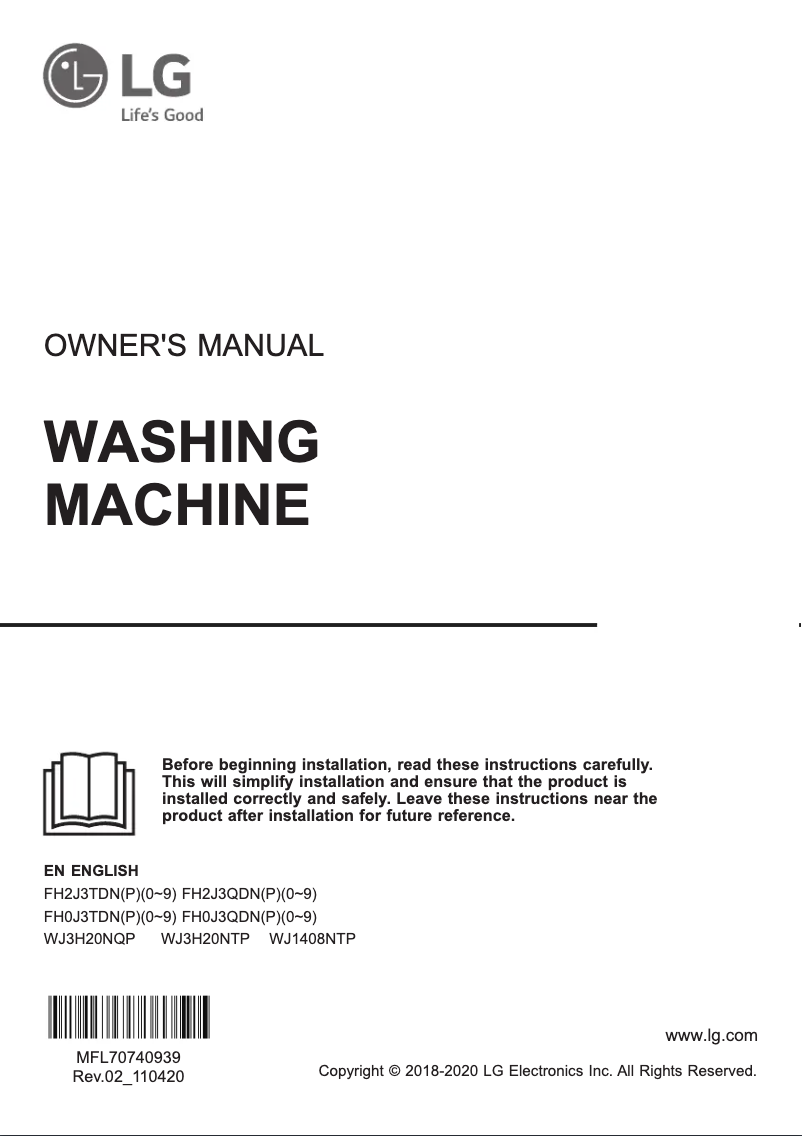 Imagen de la primera página del manual del dispositivo WJ1408NTP