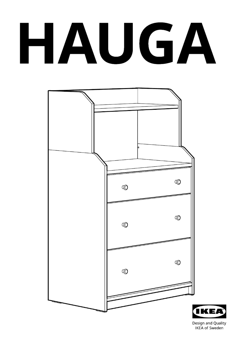 Página 1 del manual Manual de usuario Ikea HAUGA 204.569.04
