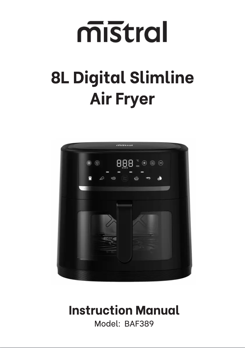 Imagen de la primera página del manual del dispositivo BAF389