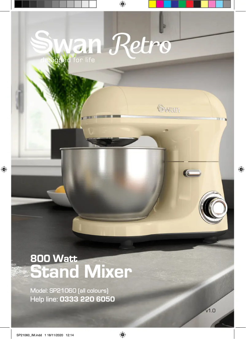 Imagen de la primera página del manual del dispositivo SP21060