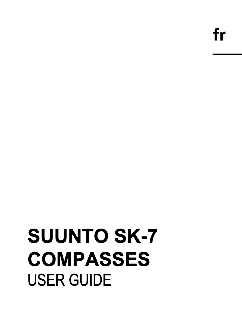 Imagen de la primera página del manual del dispositivo SK-7