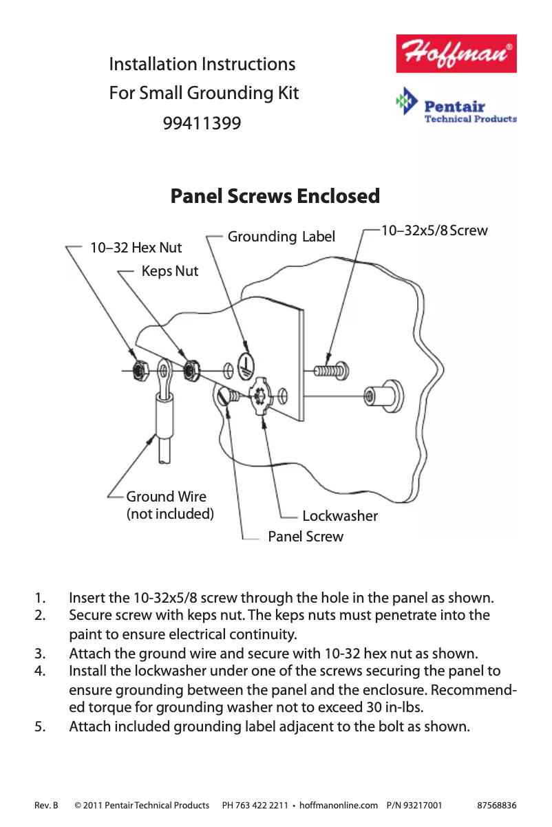 Página nº 1 - Manual de usuario Hoffman A8064CHNFSS