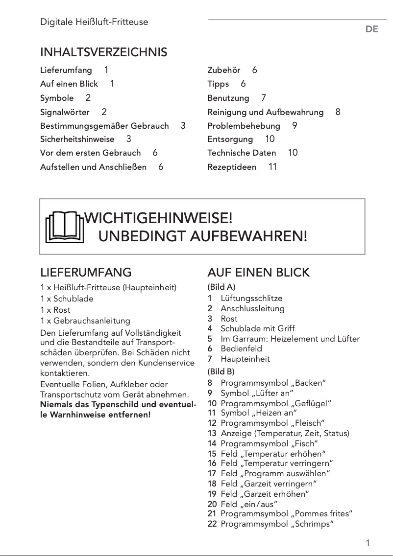 Página 1 del manual Manual de usuario Maxxmee 03000