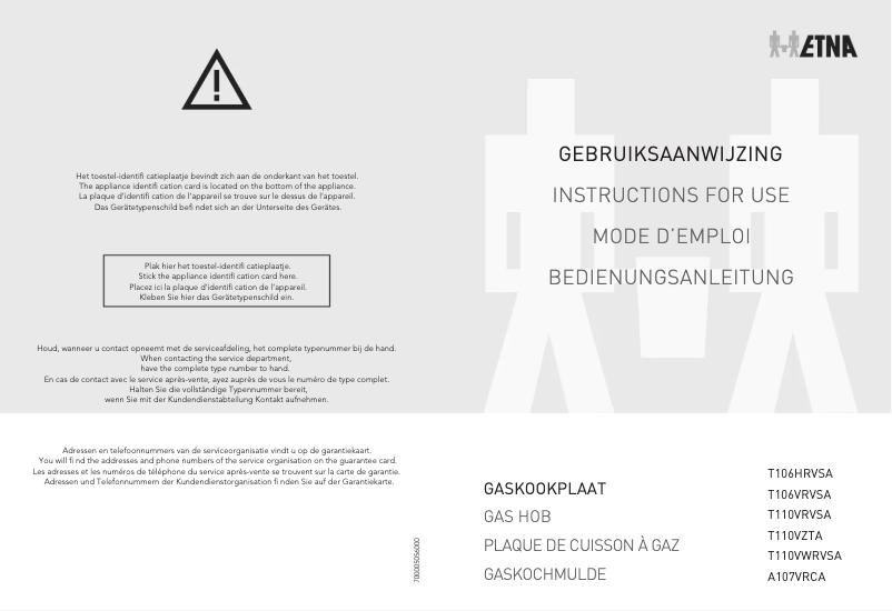 Página 1 del manual Manual de usuario Etna A107