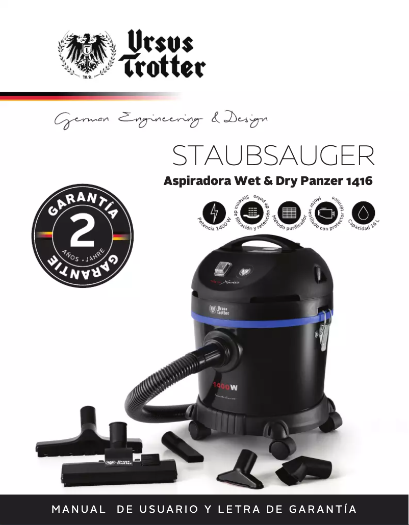 Página 1 del manual Manual de usuario Ursus Trotter UT-PANZER1416