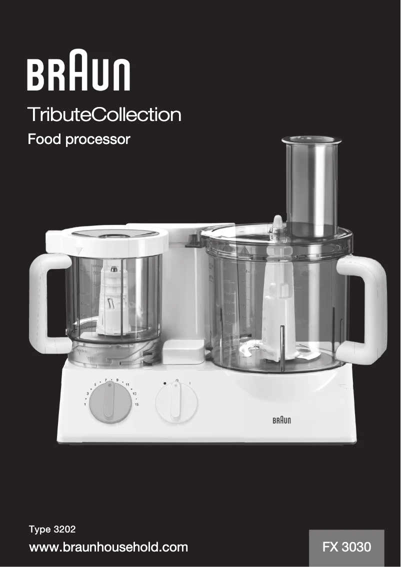 Página 1 del manual Manual de usuario Braun FX 3030