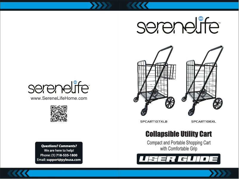 Imagen de la primera página del manual del dispositivo SPCART107XLB