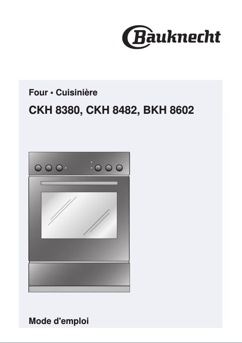 Imagen de la primera página del manual del dispositivo CKH 8482