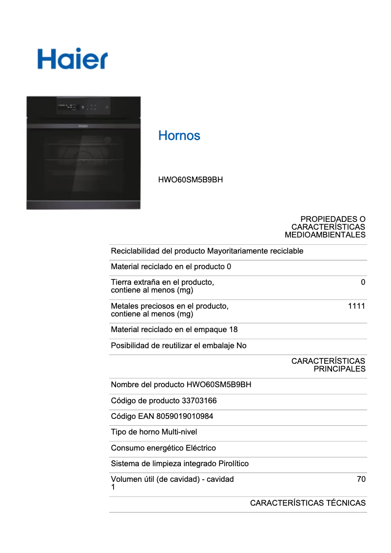 Imagen de la primera página del manual del dispositivo I-Message Series 4 HWO60SM5B9BH