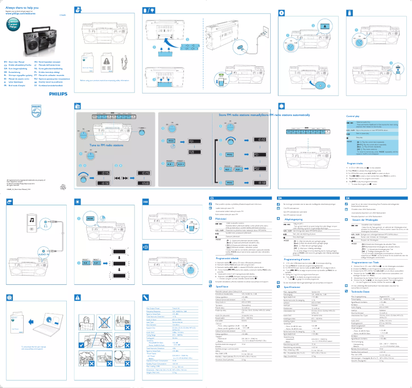 Página 1 del manual Manual de usuario Philips OS685
