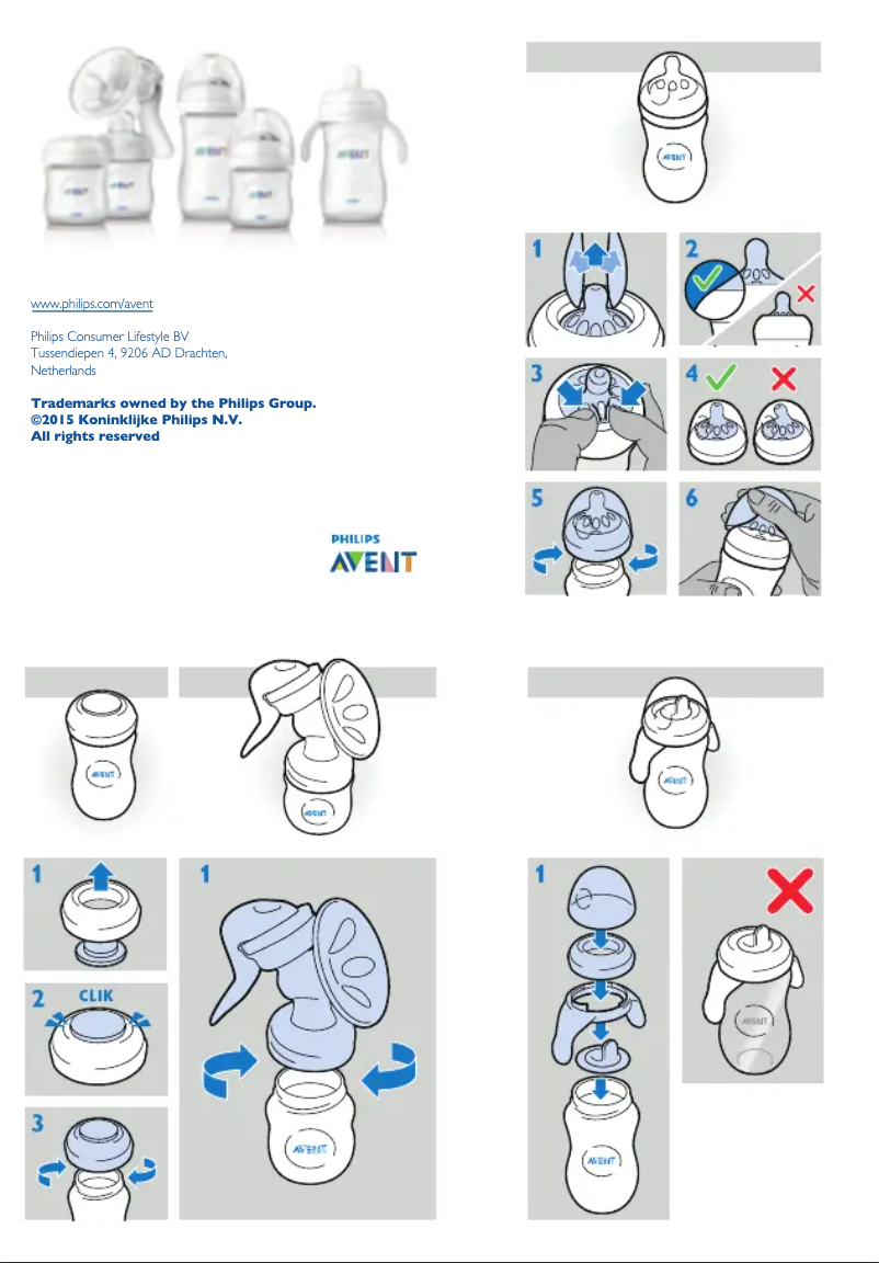 Imagen de la primera página del manual del dispositivo AVENT SCD628