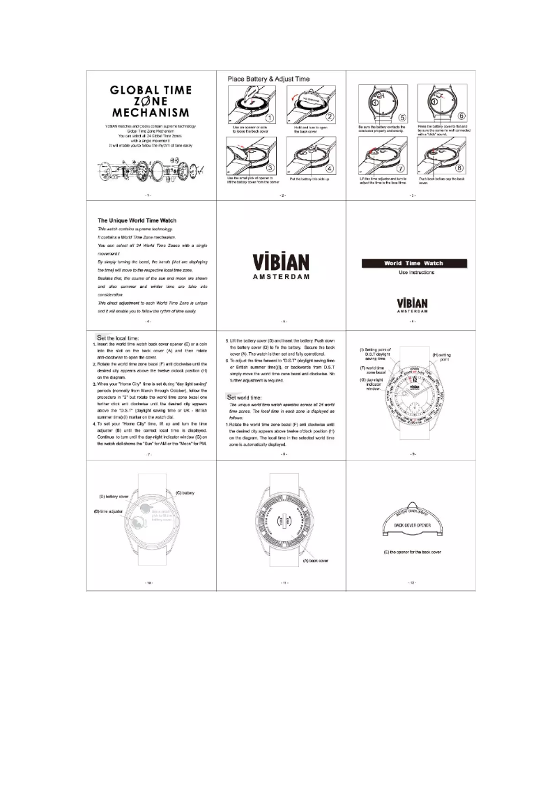 Página nº 1 - Manual de usuario VIBIAN Vivar-08