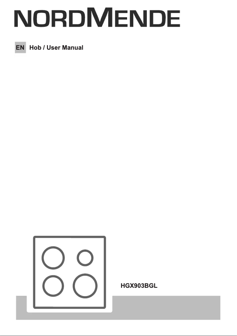 Página 1 del manual Manual de usuario Nordmende HGX903BGL