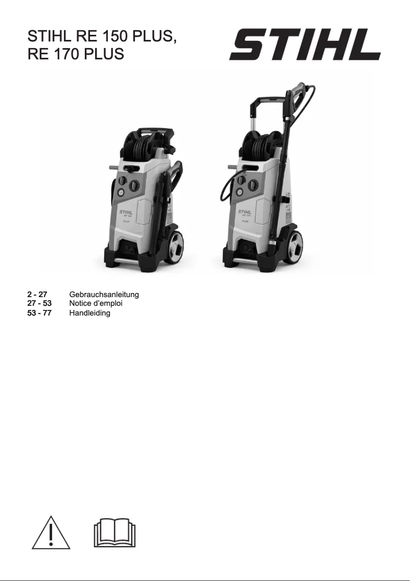 Página 1 del manual Manual de usuario Stihl RE 170