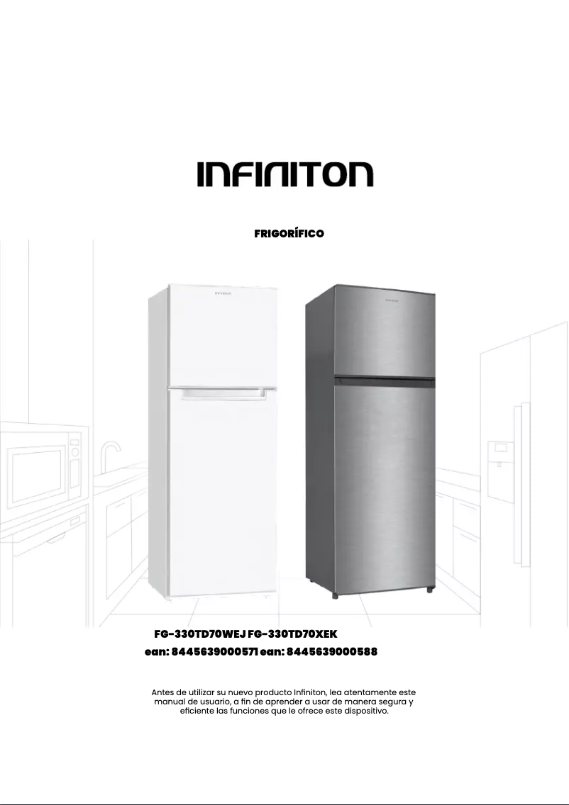 Página 1 del manual Manual de usuario Infiniton FG-330TD70WEJ