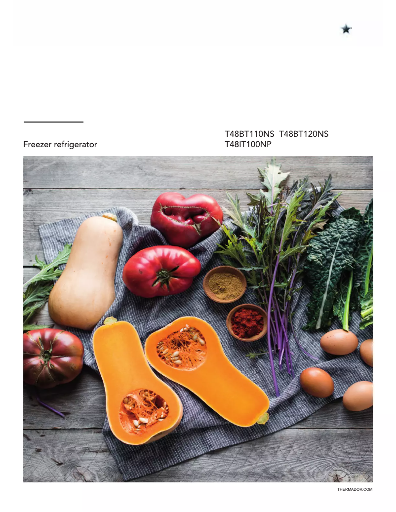 Imagen de la primera página del manual del dispositivo T48BT120NS