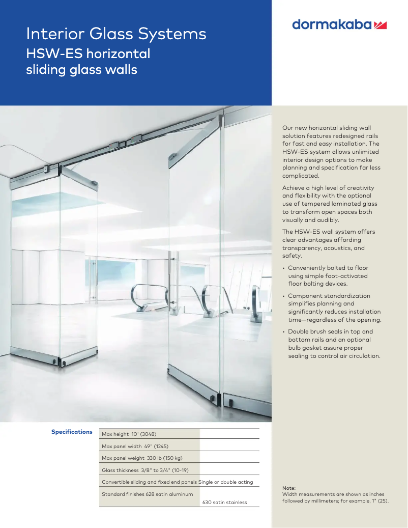 Imagen de la primera página del manual del dispositivo HSW-ES