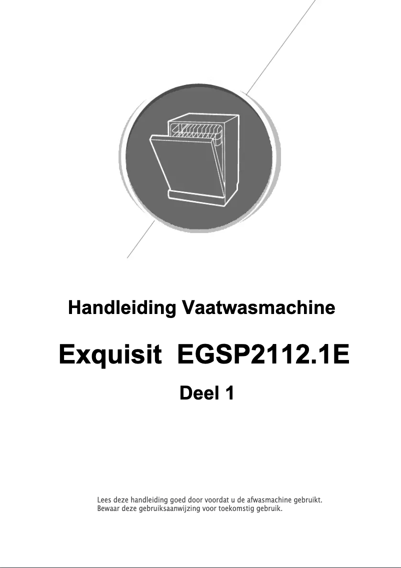 Página 1 del manual Manual de usuario Exquisit EGSP2112.1E