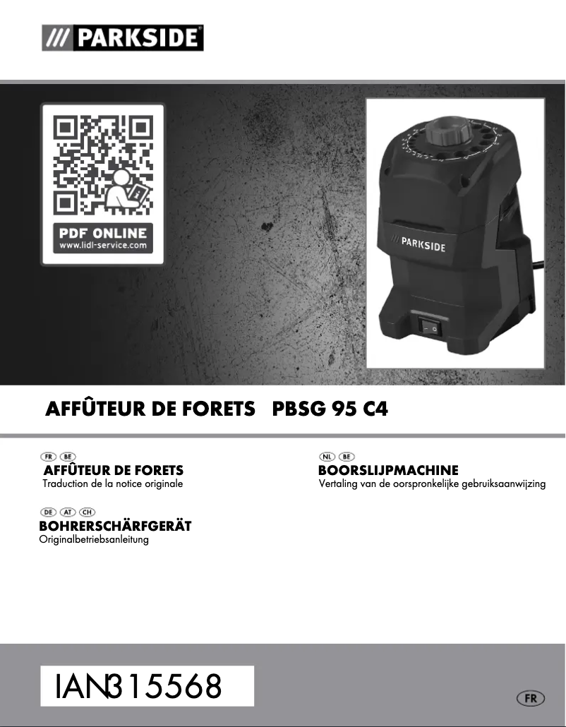 Imagen de la primera página del manual del dispositivo PBSG 95 C4