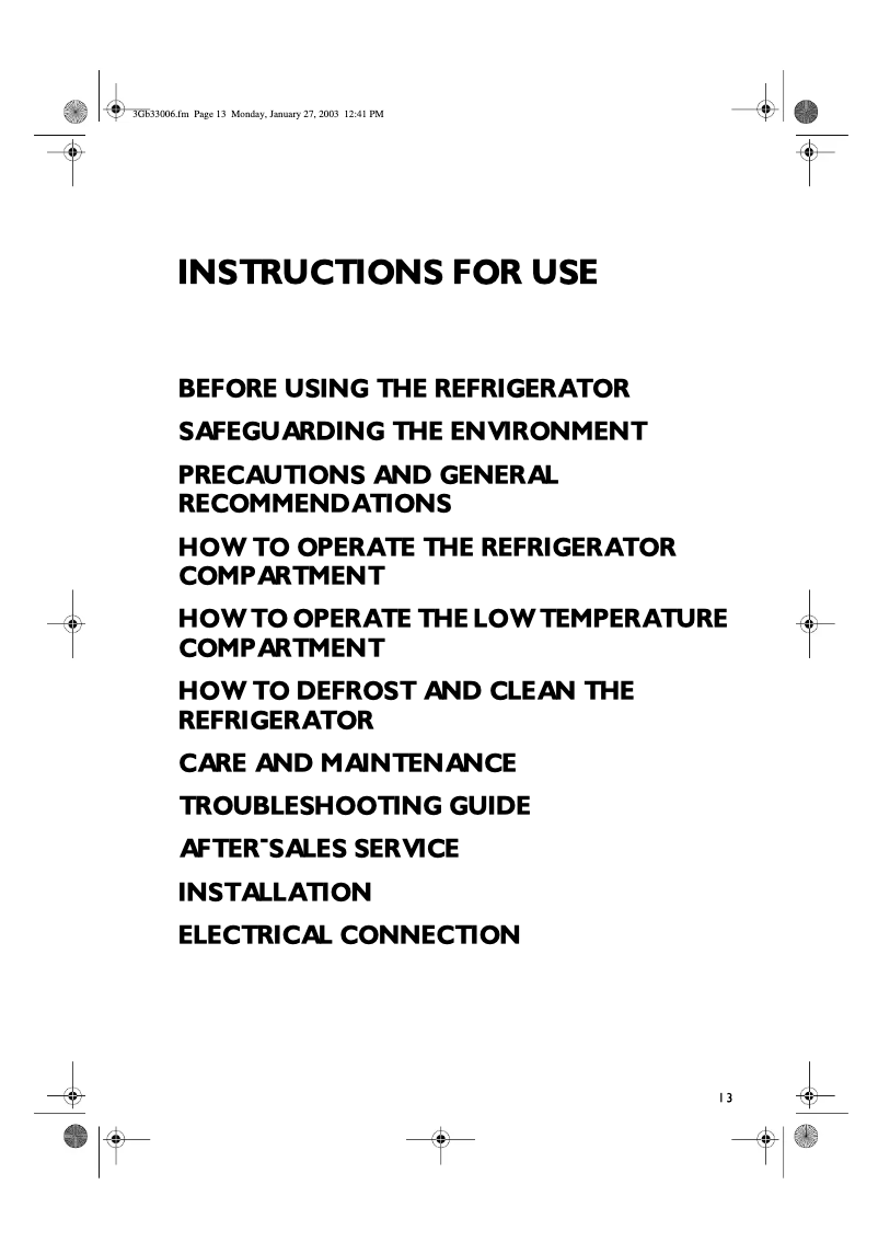 Imagen de la primera página del manual del dispositivo ARC 0520