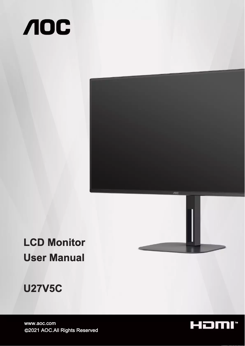 Imagen de la primera página del manual del dispositivo U27V5C