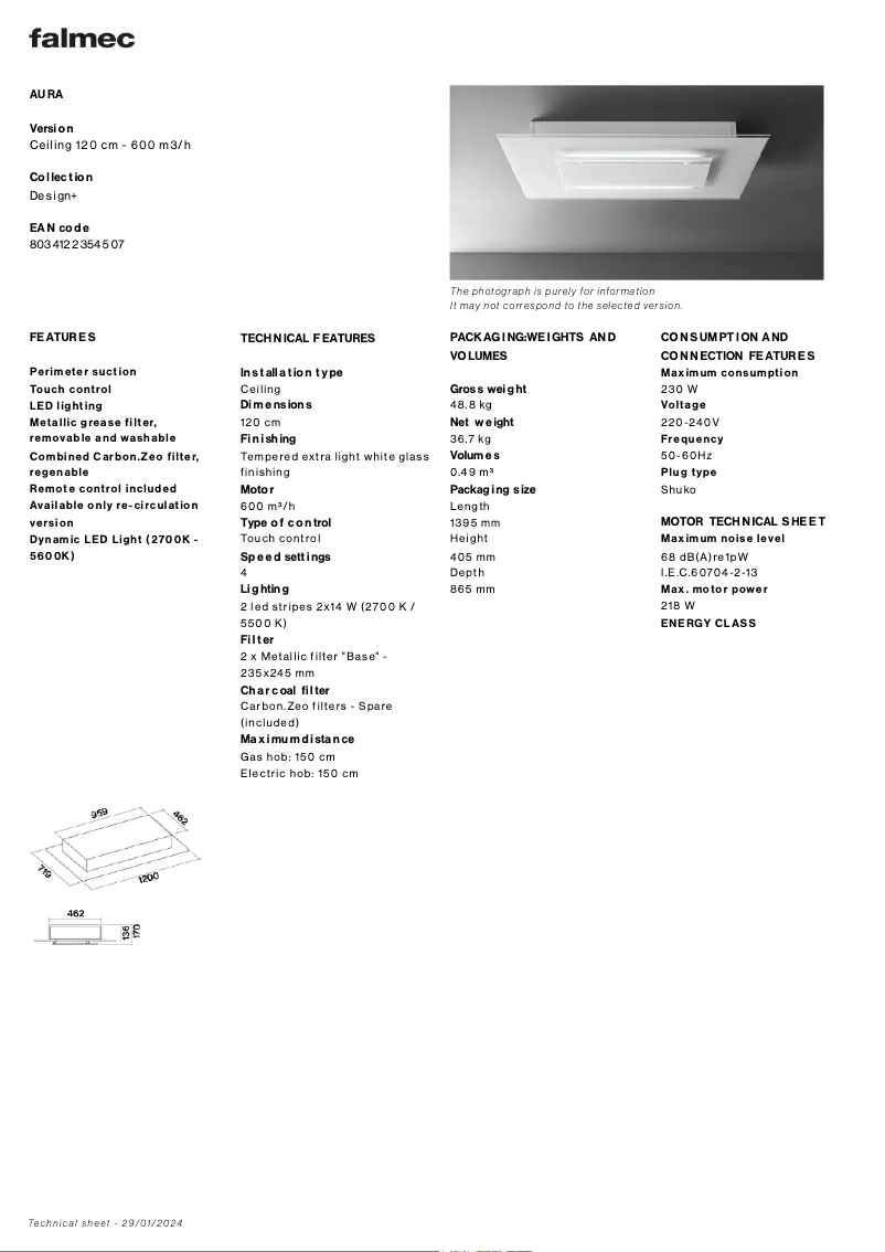 Imagen de la primera página del manual del dispositivo Aura