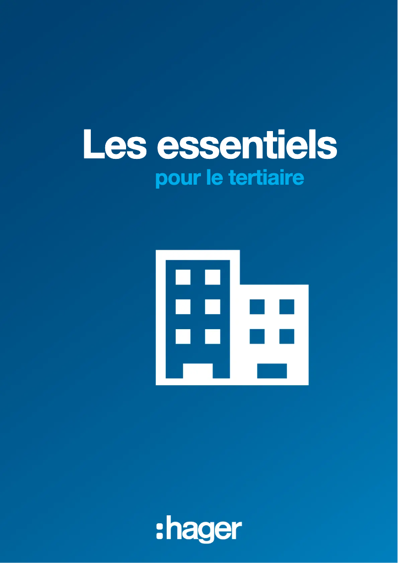 Página 1 del manual Folleto Hager FD42TN