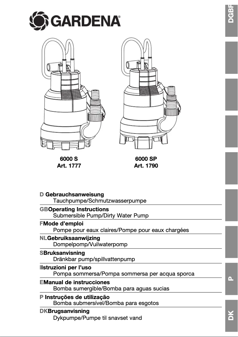 Imagen de la primera página del manual del dispositivo Classic 6000