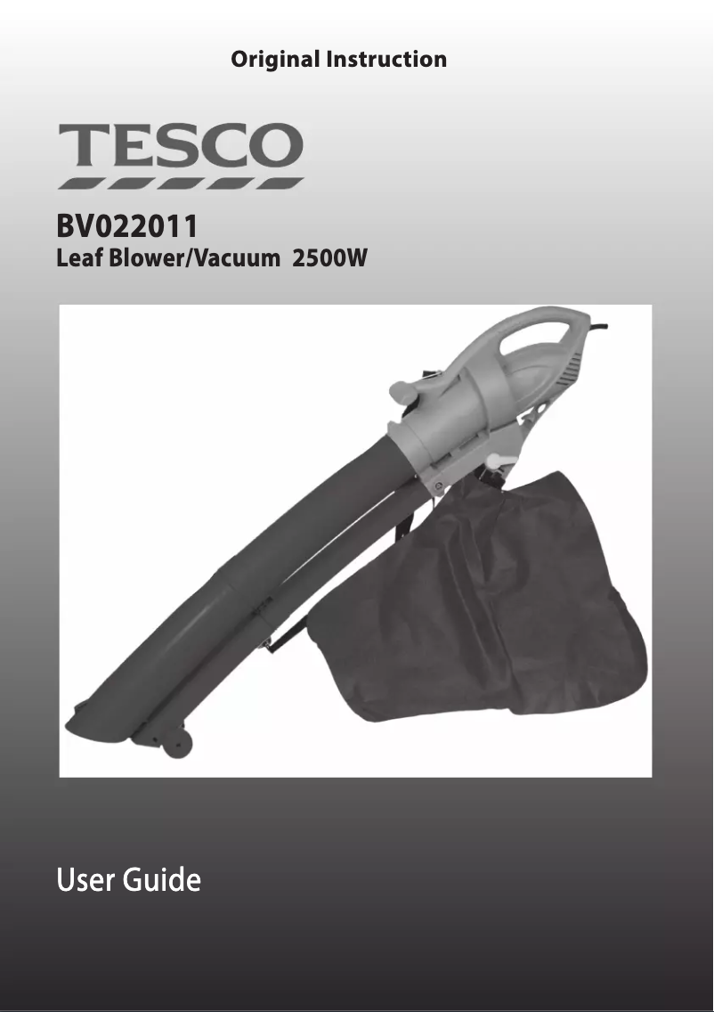 Imagen de la primera página del manual del dispositivo BV022011